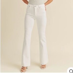 Just Black white flare jeans. Good condition